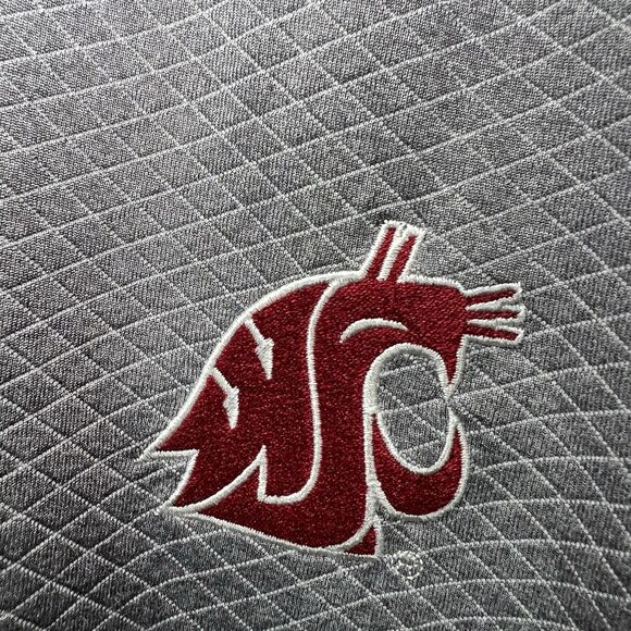 Washington State Cougars Champion 1/4 Zip Pullover Mens Size XXL 2XL Gray WSU - Picture 6 of 12